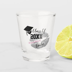 Elegant Afstuderen & Klasse jaar 20XX, Topper, Kis Shot Glas