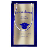 Elegant Afstuderen Klasse van 2022 Gefeliciteerd Klein Cadeauzakje (Voorkant)