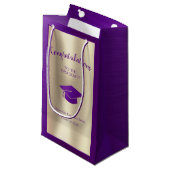 Elegant Afstuderen Klasse van 2022 Gefeliciteerd S Klein Cadeauzakje (Voorkant Gekanteld)