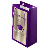 Elegant Afstuderen Klasse van 2022 Gefeliciteerd S Klein Cadeauzakje (Achterkant Gekanteld)