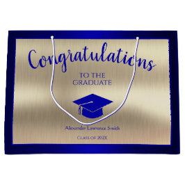 Elegant Afstuderen Klasse van 2024 Gefeliciteerd Groot Cadeauzakje