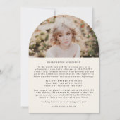 Elegant Afstuderen Klasse van 2025 Kaart (Achterkant)