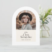 Elegant Afstuderen Klasse van 2025 Kaart (Staand voorkant)