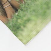 Elegant Afstuderen Monogram 3 Foto Afstuderen Fleece Deken (Hoek)