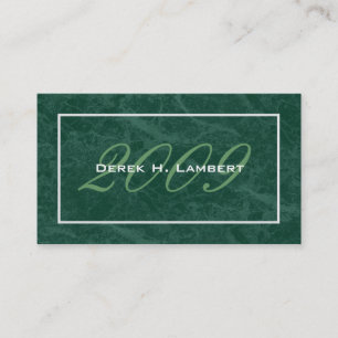 Elegant Afstuderen Name Cards - Class of 2009 Contactkaartje