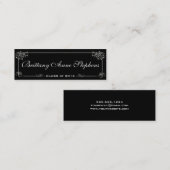 Elegant Afstuderen Name Kaart Insert Contactkaartje (Voorkant / Achterkant)