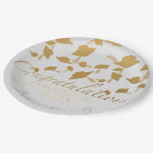 Elegant Afstuderen Ombre Gold Pet Toss Paper Bord (Gekanteld)