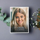 Elegant Afstuderen op de middelbare school Aankondiging