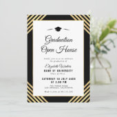 Elegant afstuderen Open house Kaart (Staand voorkant)