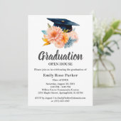 Elegant Afstuderen open huis Kaart (Staand voorkant)