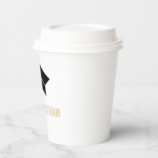 Elegant afstuderen papieren bekers (Links)