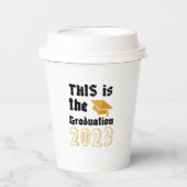 Elegant afstuderen papieren bekers (Voorkant)