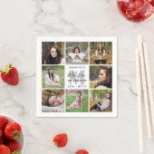 Elegant Afstuderen Persoonlijk 8 Foto collage Servet (Insitu)