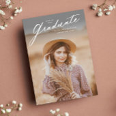 Elegant Afstuderen Photo Afstuderen Kaart