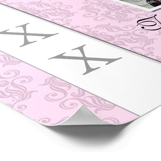 Elegant Afstuderen Photo Collage Wall Art Poster (Hoek)