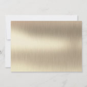 Elegant Afstuderen Roze Gold Sparkle Class of 2021 Aankondiging (Achterkant)