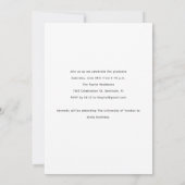 Elegant Afstuderen Script 6 foto collage Afstudere Kaart (Achterkant)