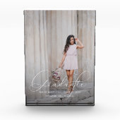 Elegant Afstuderen script met foto (Voorkant)