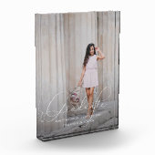 Elegant Afstuderen script met foto (Links)