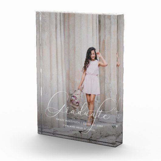 Elegant Afstuderen script met foto