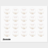Elegant Afstuderen Sticker (Vel)