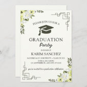 Elegant Afstuderen Uitnodiging 2025 (Voorkant / Achterkant)