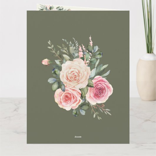 Elegant Afstuderen Uitnodiging Kaart Sjabloon (Achterkant)