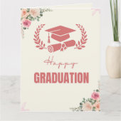 Elegant Afstuderen Uitnodiging Kaart Sjabloon (Voorkant)