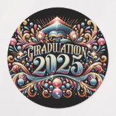 Elegant Afstuderen Variety 2025 Labels (Design 2)