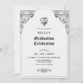 Elegant afstuderen voor renaissancearchitectuur kaart (Voorkant)