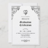 Elegant afstuderen voor renaissancearchitectuur kaart (Voorkant)