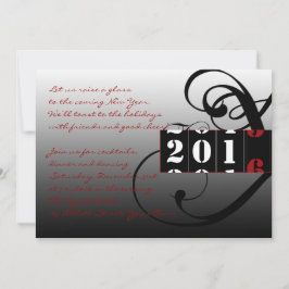 Elegant Aftellen naar de New Years Eve Party Kaart