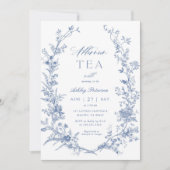 Elegant Afternoon Tea Party Baby shower Kaart (Voorkant)