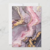 Elegant Agate 30ste verjaardagsfeestje Kaart (Achterkant)