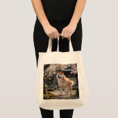 Elegant Akita Grocery Tas (Voorkant (product))