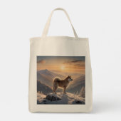 Elegant Akita Grocery Tas (Achterkant)