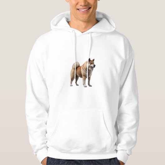 Elegant Akita Hoodie (Voorkant)