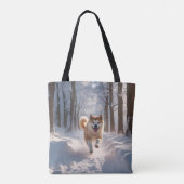 Elegant Akita schouder Tas (Achterkant)