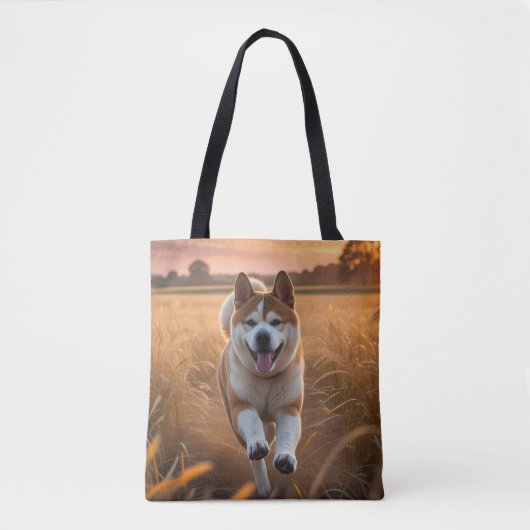 Elegant Akita schouder Tas (Voorkant)