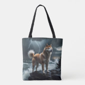Elegant Akita schouder Tas (Achterkant)