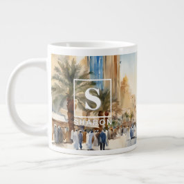 Elegant Al-Olaya District, Riyadh Koffiemok Grote Koffiekop