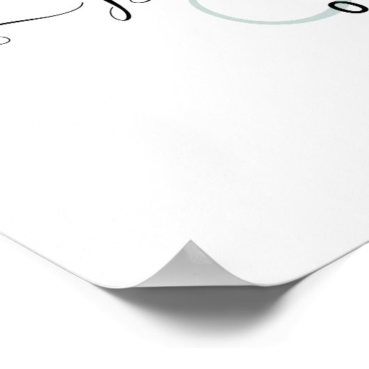 Elegant Alabaster Rozen Hydrangea Welkom Poster (Hoek)