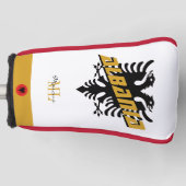 Elegant Albanië Patriotic Golf & Albanese vlag Golfheadcover (Voorkant)