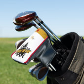 Elegant Albanië Patriotic Golf & Albanese vlag Golfheadcover (Insitu)
