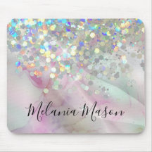 Elegant alcohol Ink Holographic Sparkly Glitter