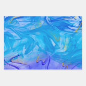 Elegant Alcohol Ink Patroon Inpakpapier Vel (Voorkant 2)