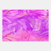 Elegant Alcohol Ink Patroon Inpakpapier Vel (Voorkant)