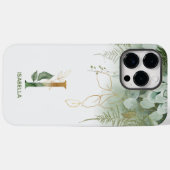 Elegant alfabet I Green Fern Case-Mate iPhone Case (Achterkant (horizontaal))