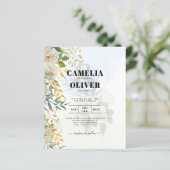 Elegant All-in-1 White Roses Botanical Wedding (Staand voorkant)