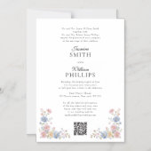 Elegant all in one wedding website invite Magnet Magnetische Uitnodiging (Voorkant)
